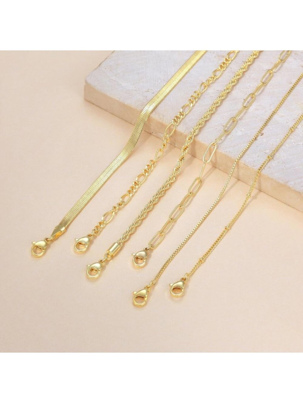 Stylish Waterproof Dainty Ankle Bracelets for Women - Perfect Summer Accessory - Picture 7 of 9